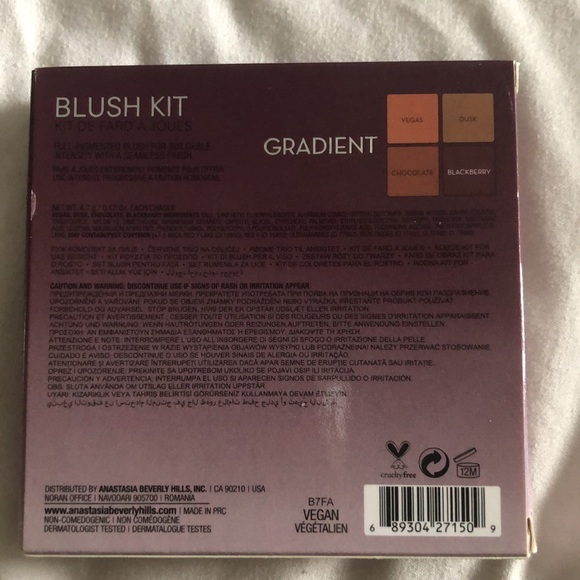 BNIB Anastasia Beverly Hills Gradient Blush Kit - Picture 2 of 8